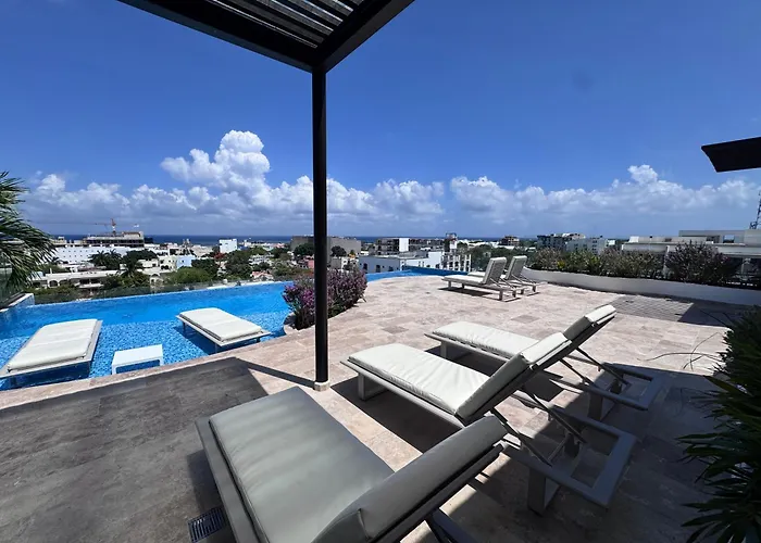 Apartamento Stylish Near 5th Avenue With Ocean Views Playa del Carmen